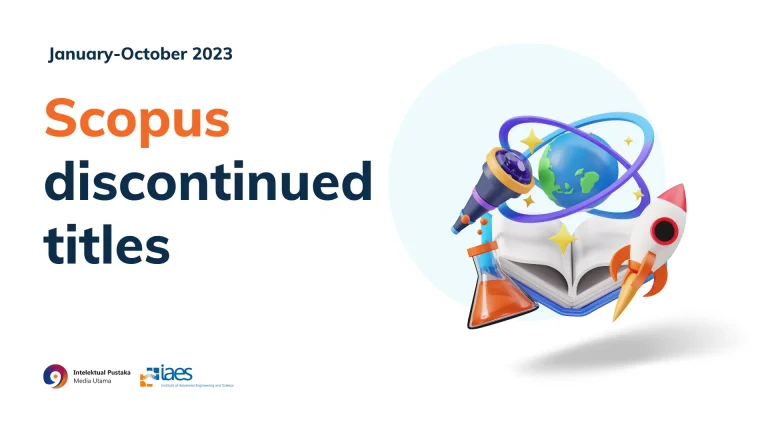 Read more about the article Scopus menghentikan publikasi Januari-Oktober 2023