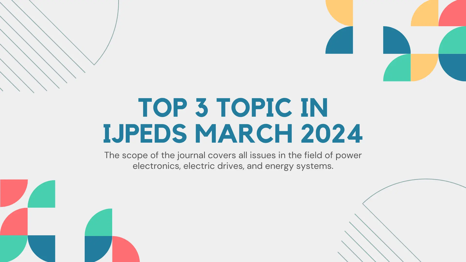 Read more about the article 3 topik teratas di IJPEDS Maret 2024 