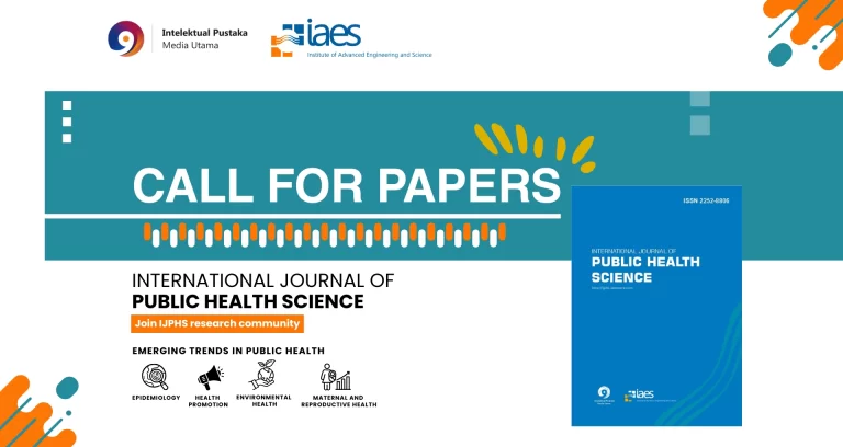 Read more about the article CALL FOR PAPERS: IJPHS 2025